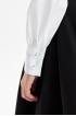 Хлопковая блузка с объемными рукавами и кружевом (SSFSG-329-23023-200) Silver Spoon