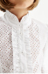 Хлопковая блузка с шитьем "ришелье" (SSFSG-229-23014-200) Silver Spoon