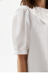 Хлопковая блузка с вышивкой на воротничке (SSFSG-229-23105-200) Silver Spoon