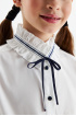 Хлопковая блузка со съемным воротничком (SSFSG-329-23009-201) Silver Spoon