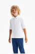 Хлопковая футболка-поло (SSLSB-328-14643-200) Silver Spoon