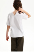 Хлопковая футболка с V-образным вырезом (SSLWG-328-22926-200) Silver Spoon