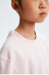 Хлопковая футболка с V-образным вырезом (SSLWG-328-22926-401) Silver Spoon