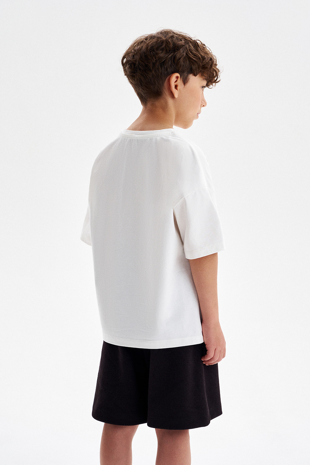 Хлопковая футболка унисекс (PUASU-438-38420-200) Silver spoon