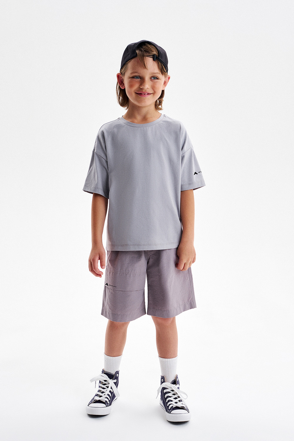 Хлопковая футболка унисекс (PUASU-438-38420-807) Silver spoon