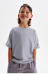 Хлопковая футболка унисекс (PUASU-438-38420-807) Silver spoon