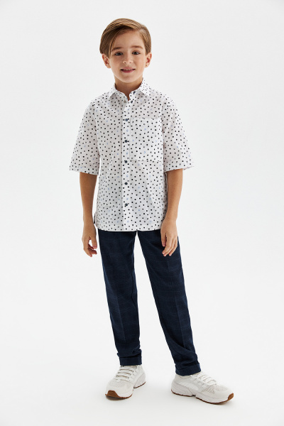 Хлопковая сорочка comfort с принтом