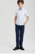 Хлопковая сорочка на кнопках силуэта Comfort (SSFSB-029-13932-366) Silver Spoon