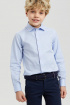 Хлопковая сорочка на кнопках силуэта Slim (SSFSB-029-13842-356) Silver spoon