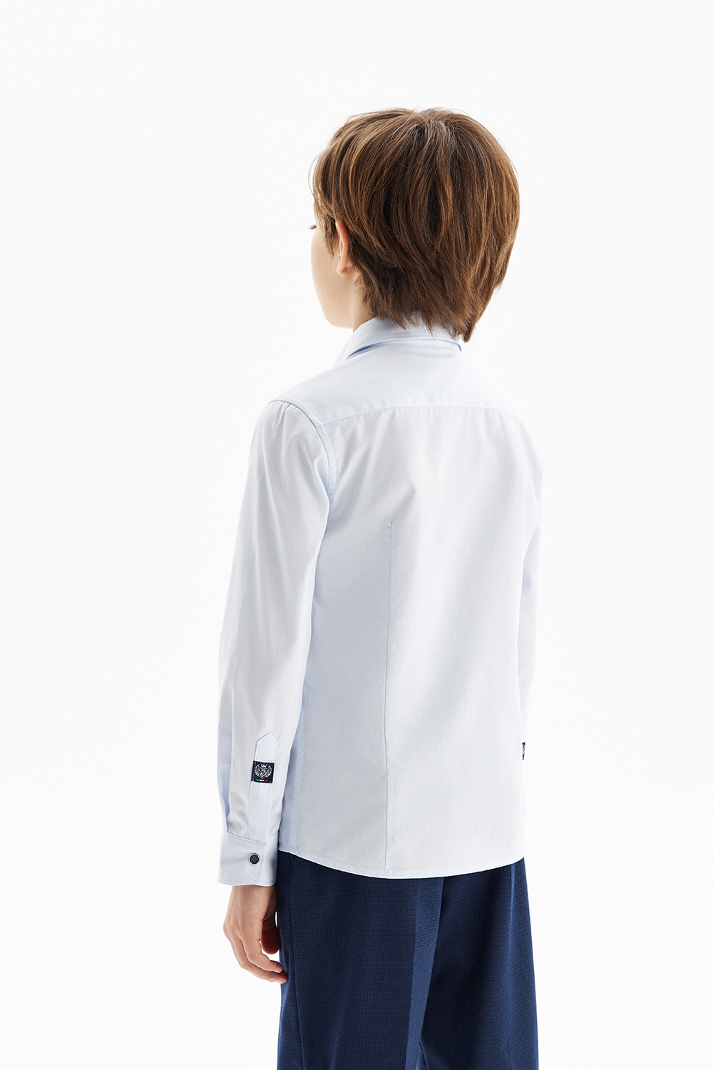 Хлопковая сорочка Slim на кнопках (SSFSB-229-18048-356) Silver Spoon