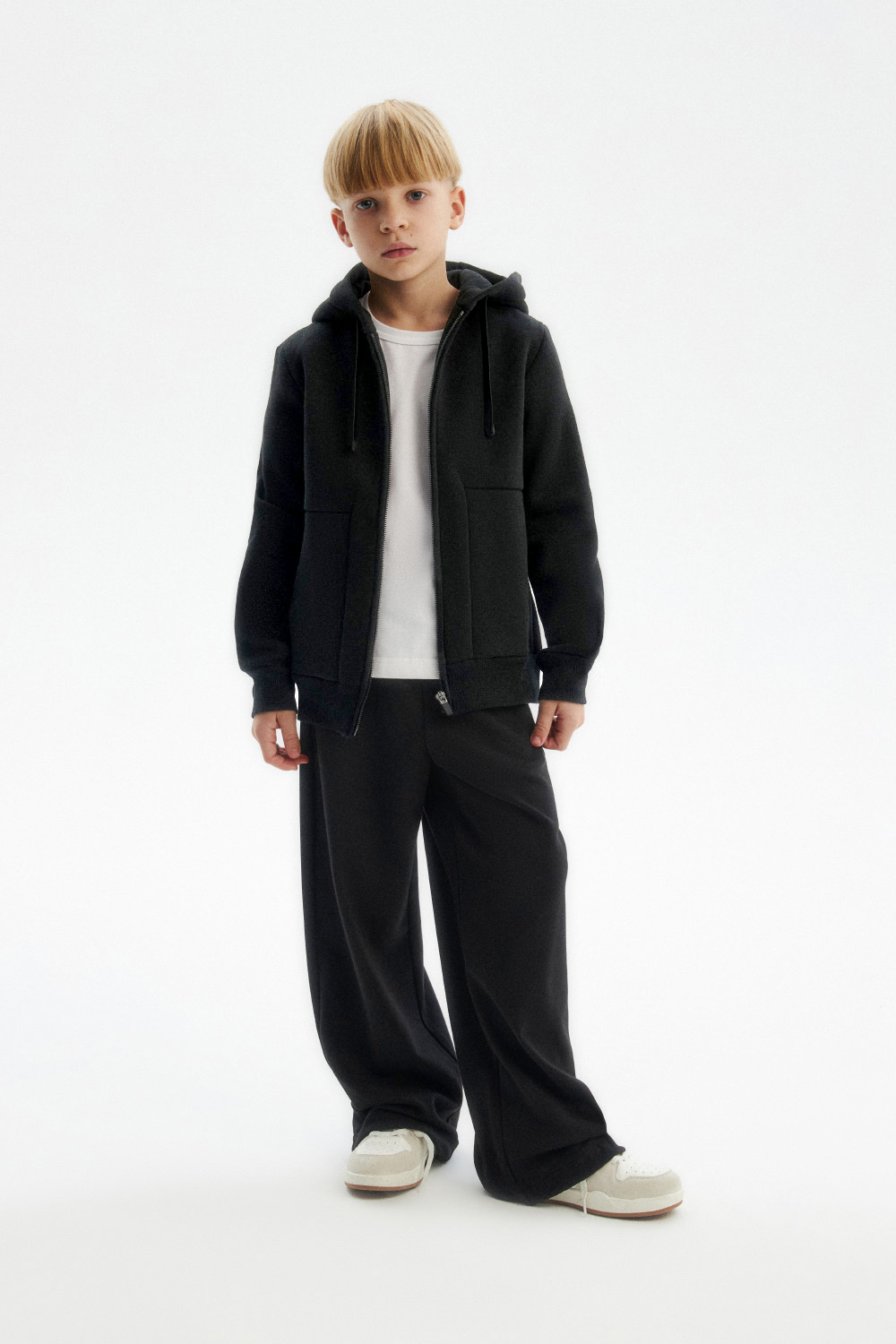 Хлопковая толстовка с начесом (SSLWB-328-18201-100) Silver spoon