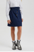 Хлопковая юбка силуэта трапеция (SSLWG-039-26521A-326) Silver spoon