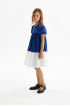 Хлопковое платье в стиле color block (SNFSG-329-23803-398) Silver Spoon
