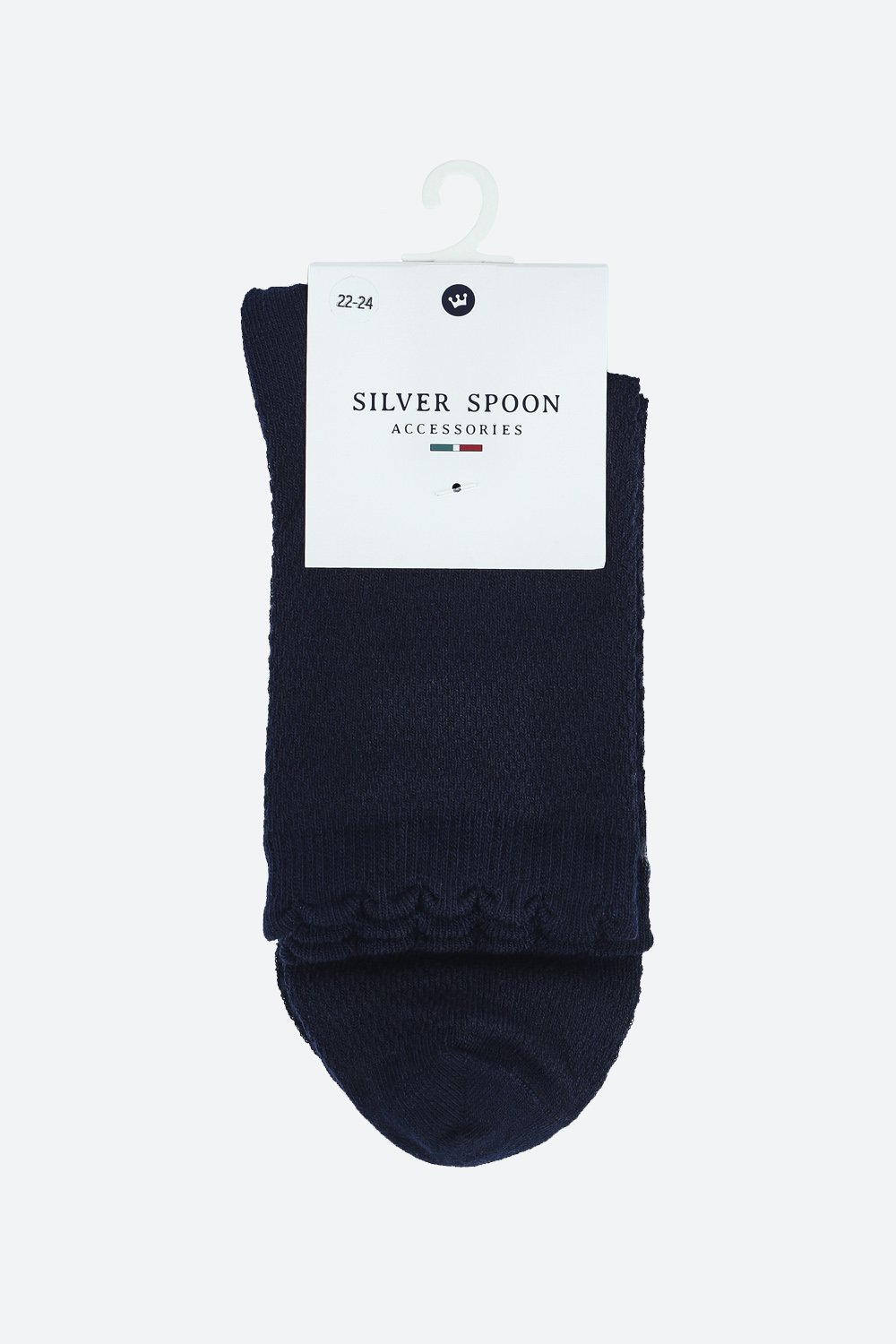 Хлопковые ажурные носки (SAFSG-019-29203-309) Silver spoon