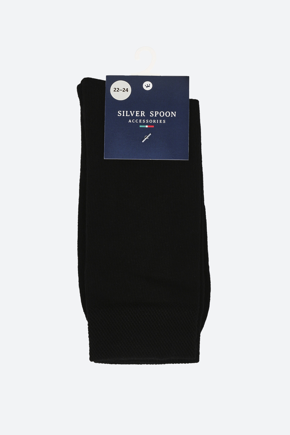 Хлопковые носки с широкой резинкой (2 пары) (SAFSB-019-19202-100) Silver spoon