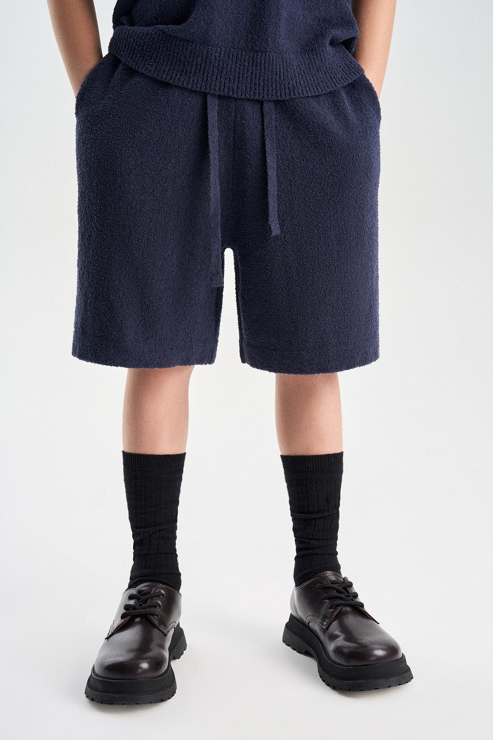 Хлопковые шорты на резинке (SSLSB-647-17421-329) Silver spoon