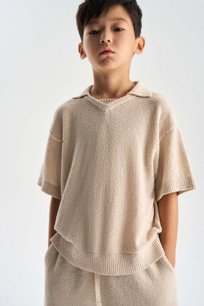 Хлопковый джемпер-поло (SSLSB-647-15302-704) Silver spoon