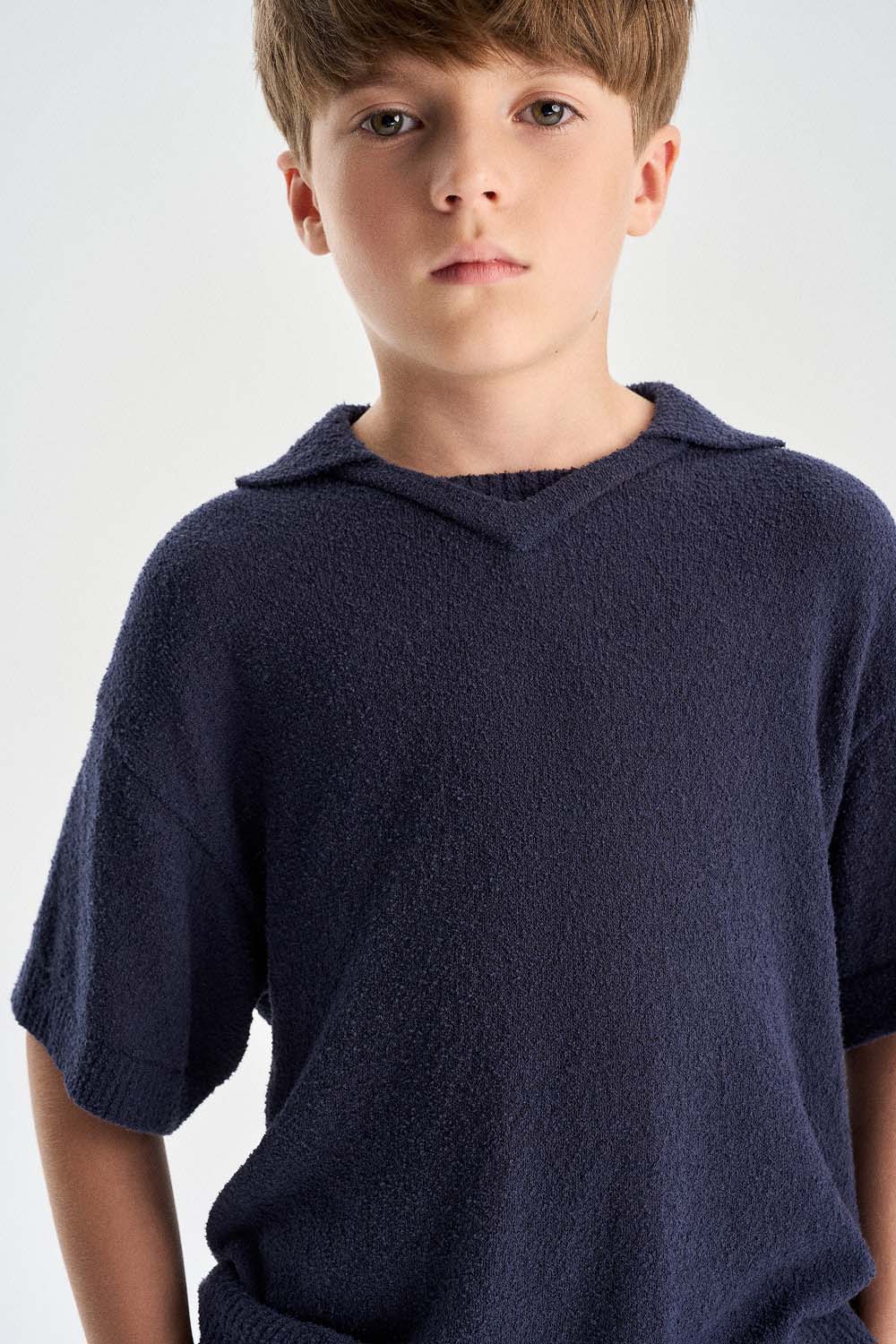 Хлопковый джемпер-поло (SSLSB-647-15302-329) Silver spoon