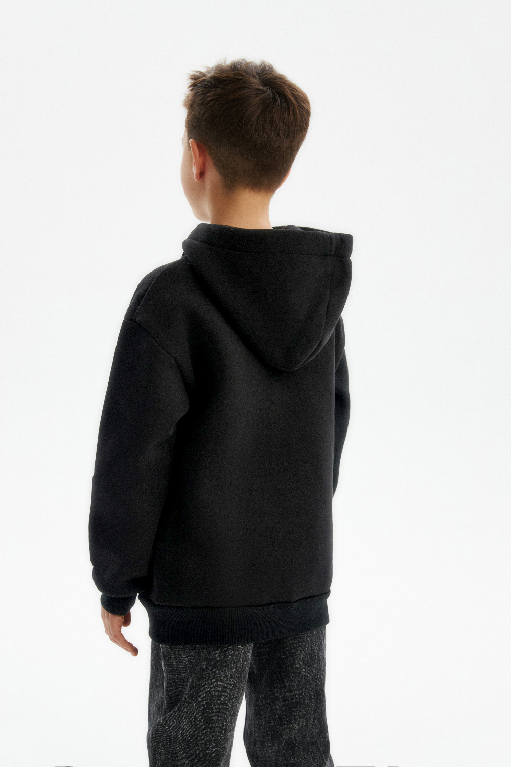 Худи из хлопка с начесом (SSLWB-328-18202-100) Silver spoon