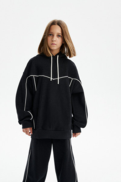 Худи из хлопка (SSLWU-548-38284N-113) Silver spoon