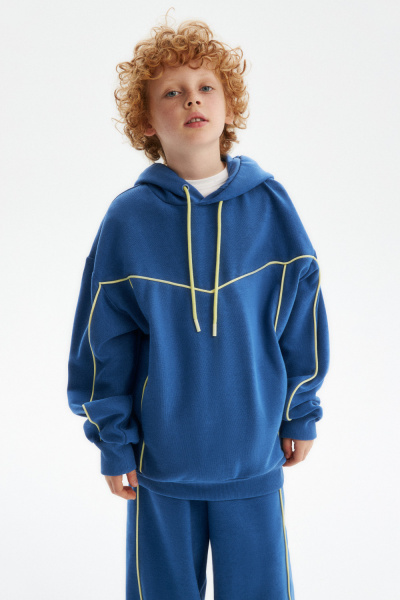 Худи из хлопка (SSLWU-548-38284N-324) Silver spoon