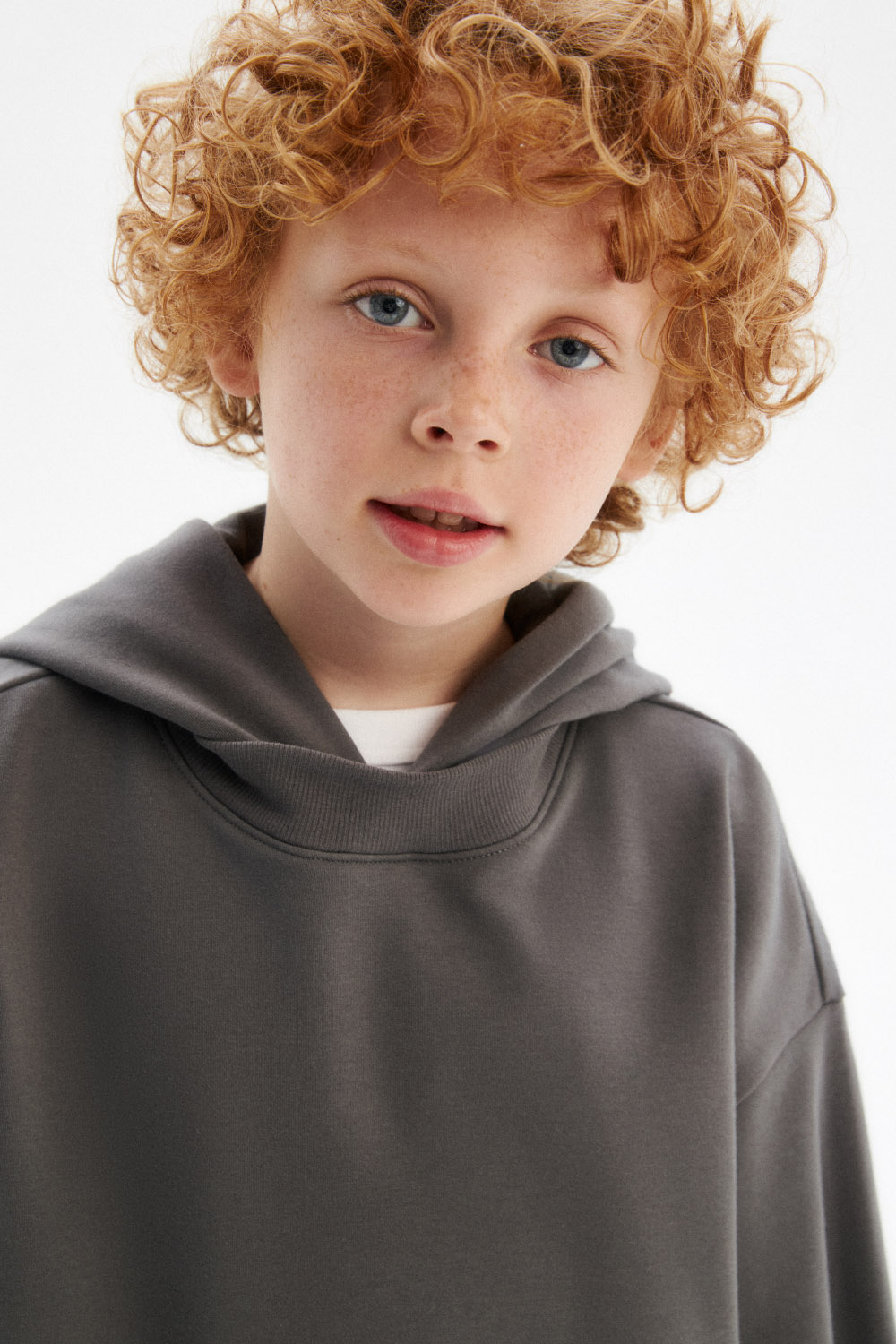 Худи из мягкого футера (SSLWB-548-18209N-824) Silver spoon