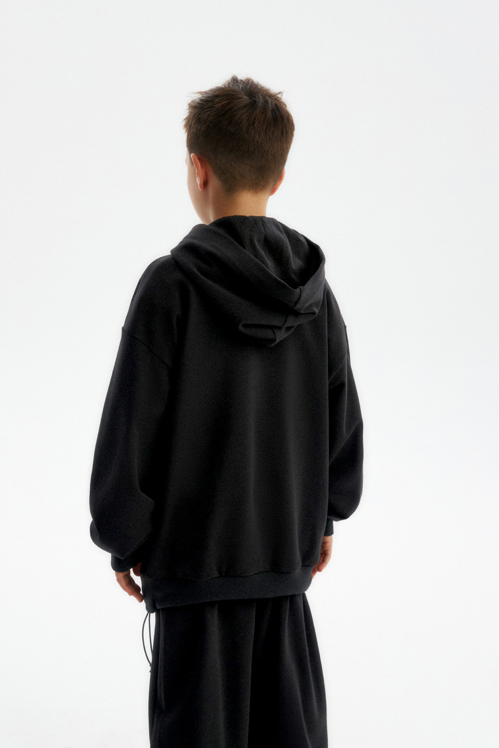 Худи из мягкого футера (SSLWB-548-18209N-182) Silver spoon