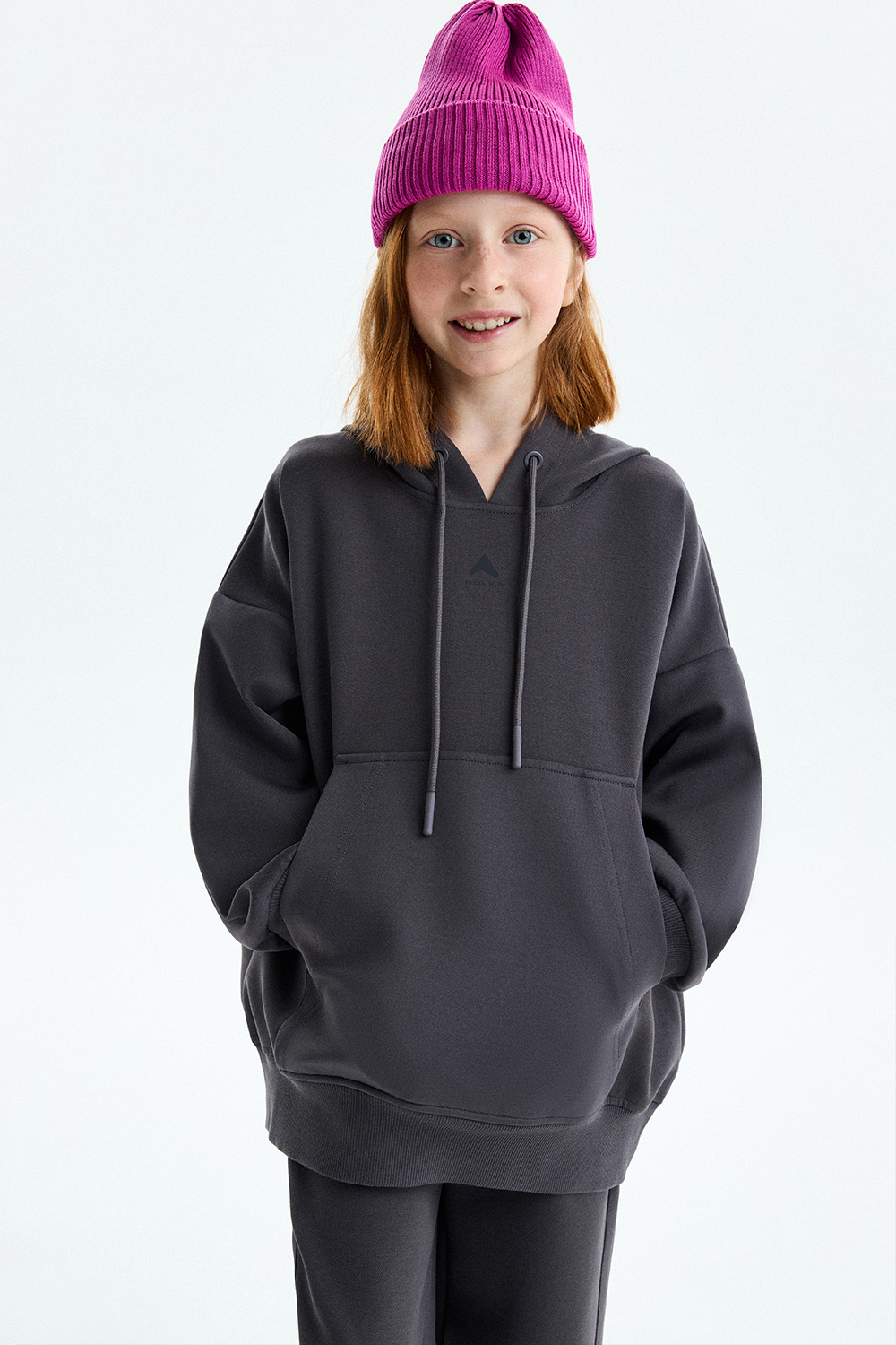 Худи оверсайз унисекс (PUPWU-448-38201-841) Silver spoon