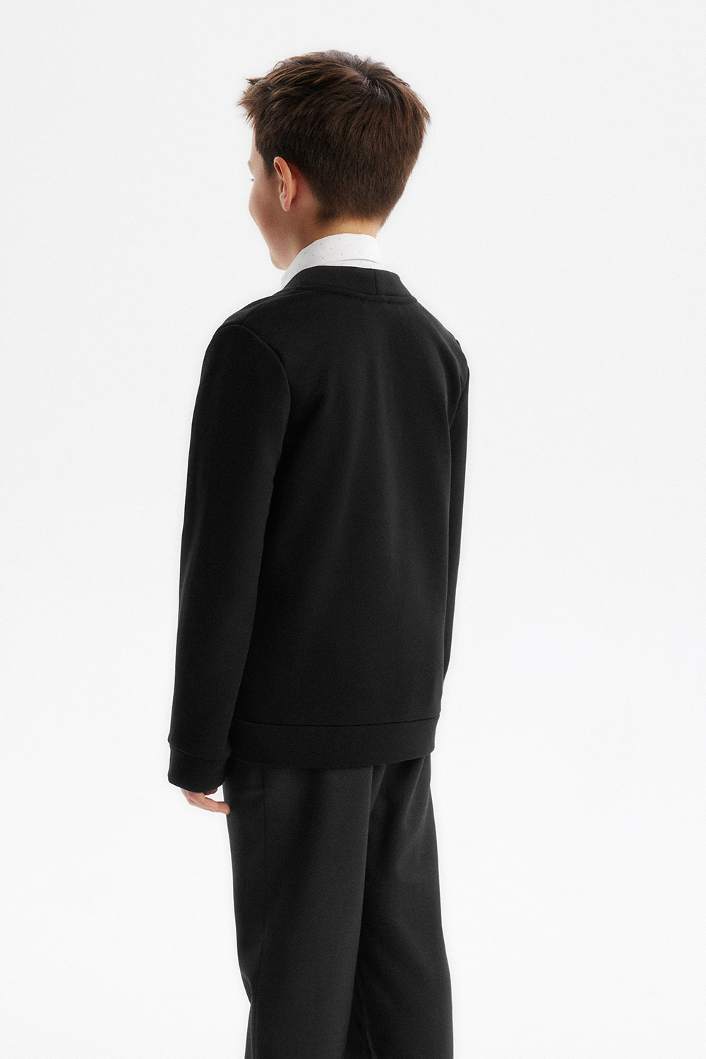 Кардиган из хлопкового футера (SSFSB-548-18728-183) Silver spoon