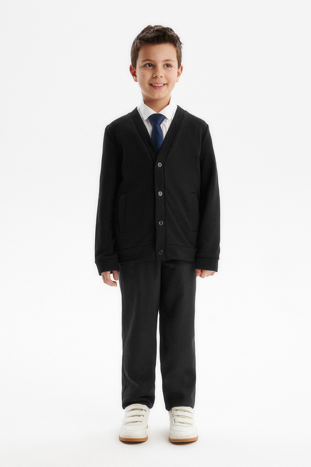 Кардиган из хлопкового футера (SSFSB-548-18728-183) Silver spoon