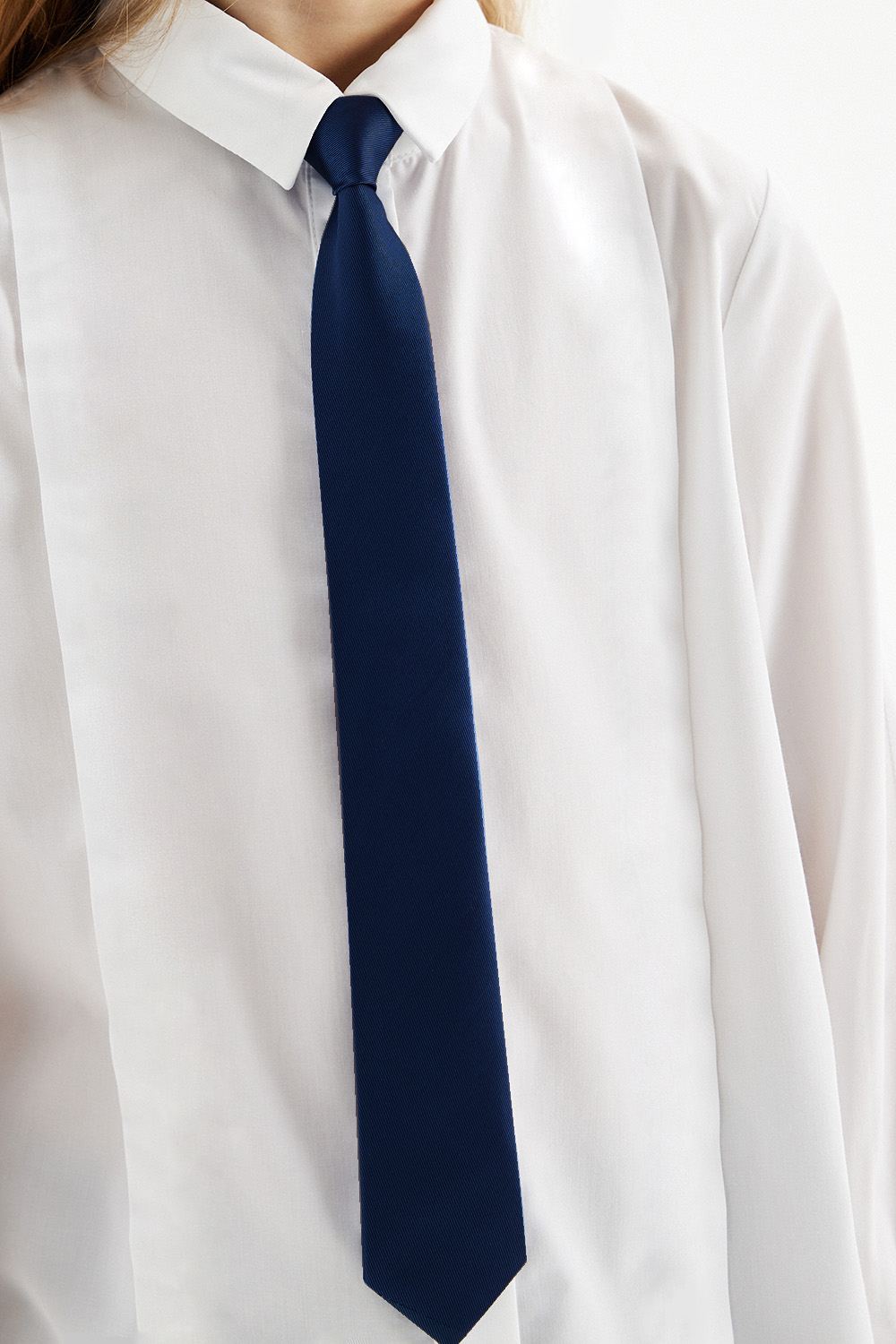 Классический галстук из атласной ткани (SSFSB-229-17904-300) Silver spoon