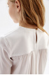 Комбинированная блузка из трикотажа