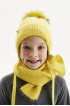 Комплект шапка и шарф из шерсти с утеплителем (PUFWG-317-210511-500) Silver spoon