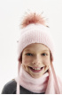 Комплект шапка и шарф из шерсти с утеплителем (PUFWG-317-210511-411) Silver spoon