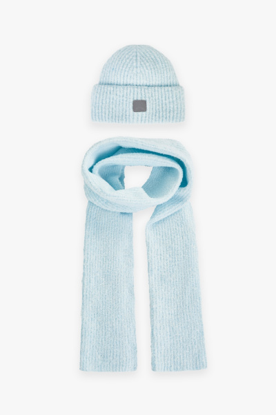 Комплект: шапка и шарф (PUAWG-527-25832-385) Silver spoon