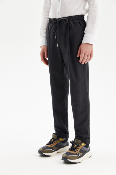 Костюмные брюки traveller с эластичной талией и шнурком (SSFSB-229-16011-824) Silver Spoon