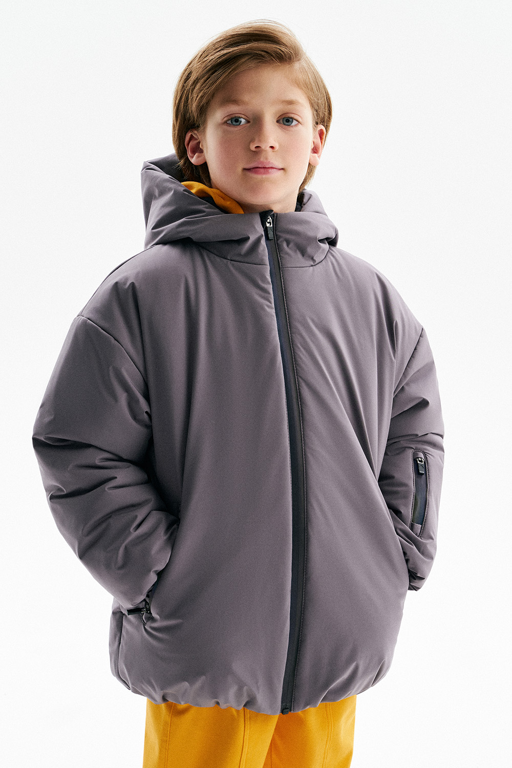 Куртка зимняя объемная унисекс (PUOWU-446-30118-821) Silver spoon