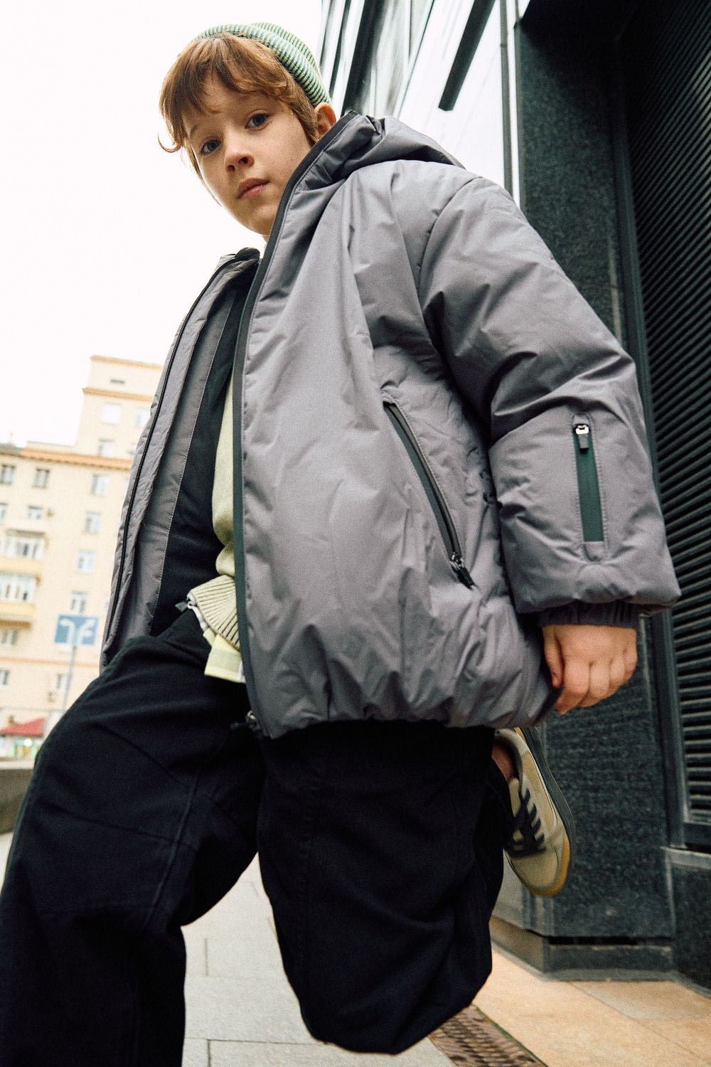 Куртка зимняя объемная унисекс (PUOWU-446-30118-821) Silver spoon