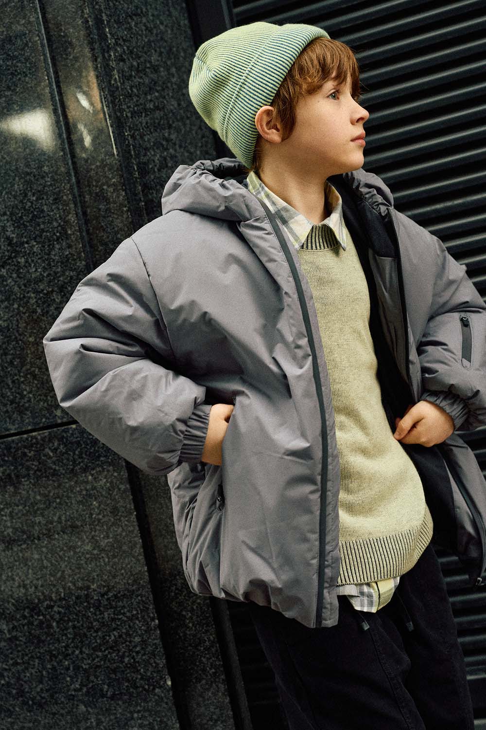 Куртка зимняя объемная унисекс (PUOWU-446-30118-821) Silver spoon