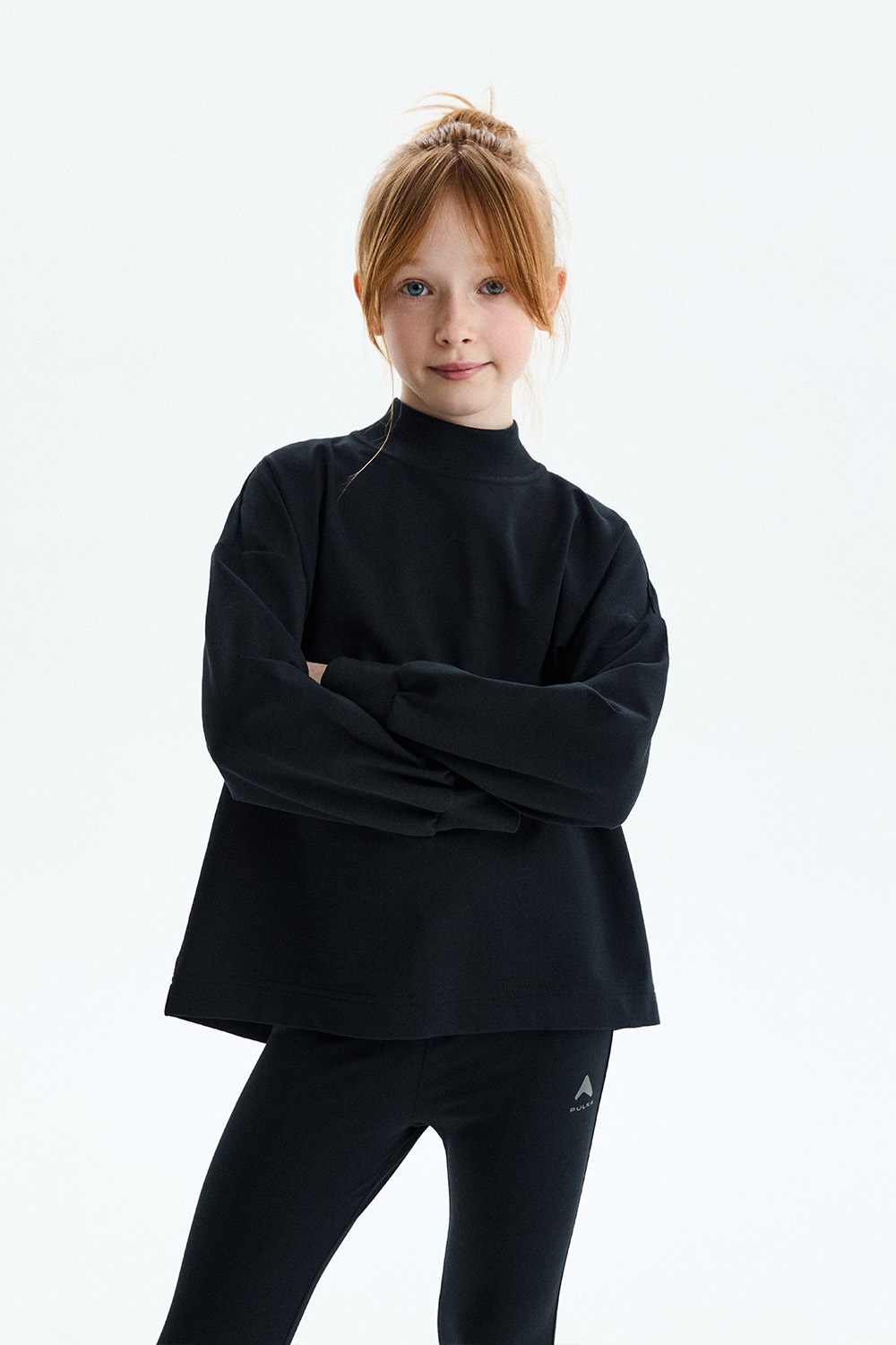 Лонгслив из хлопка унисекс (PUPWU-448-38206-187) Silver spoon