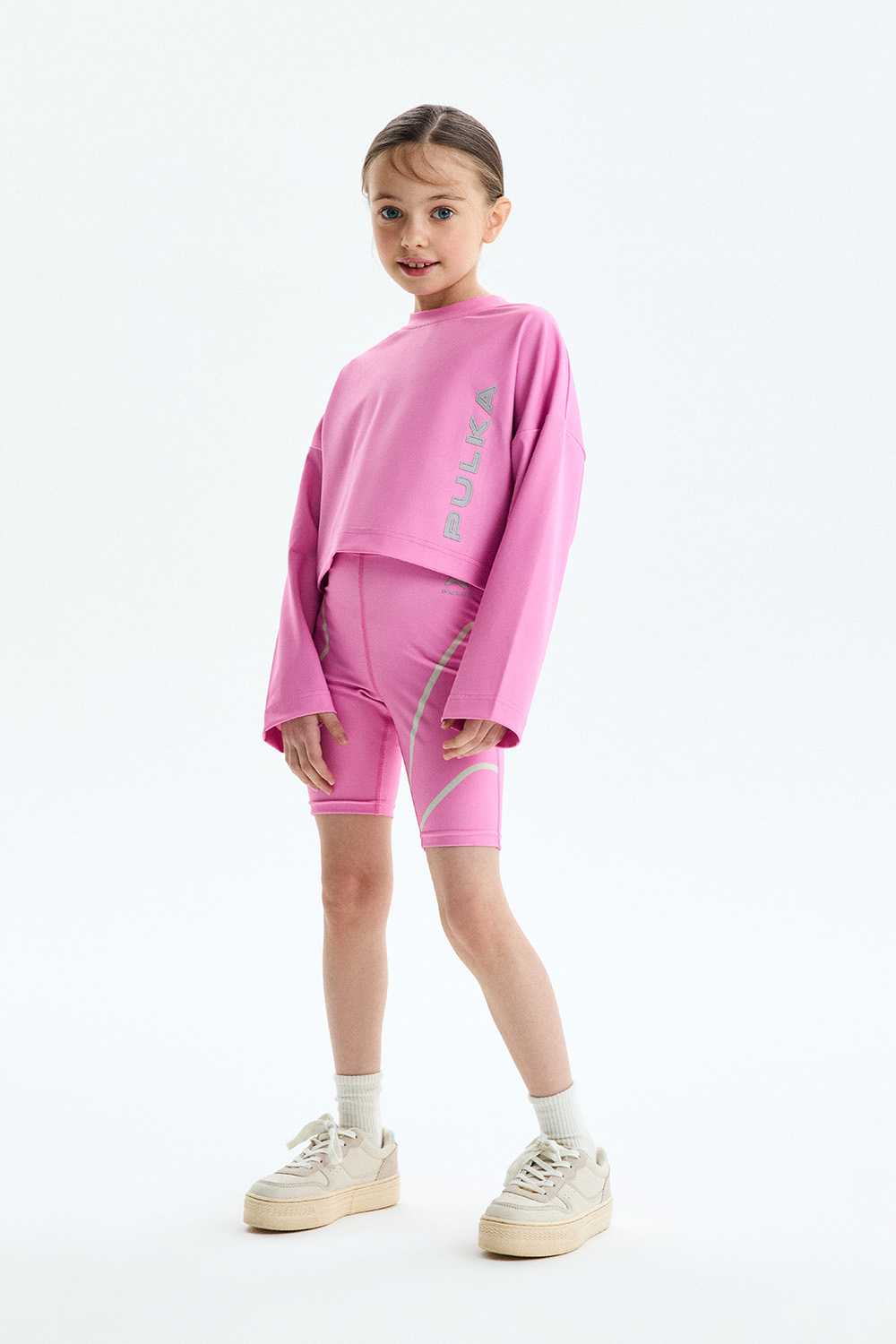 Лонгслив спортивный укороченный (PUPWG-428-28209-468) Silver spoon