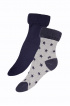 Махровые носки с отворотом (2 пары) (SAFSB-807-19204-309) Silver spoon