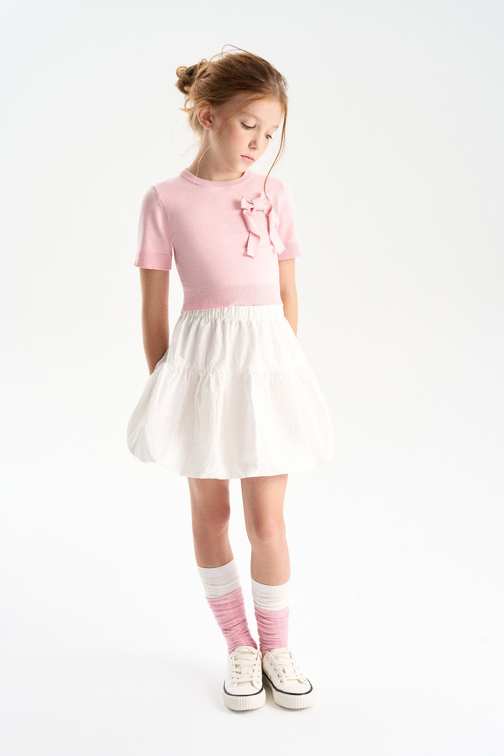 Мини-юбка баллон (SNFSG-629-26802-202) Silver spoon