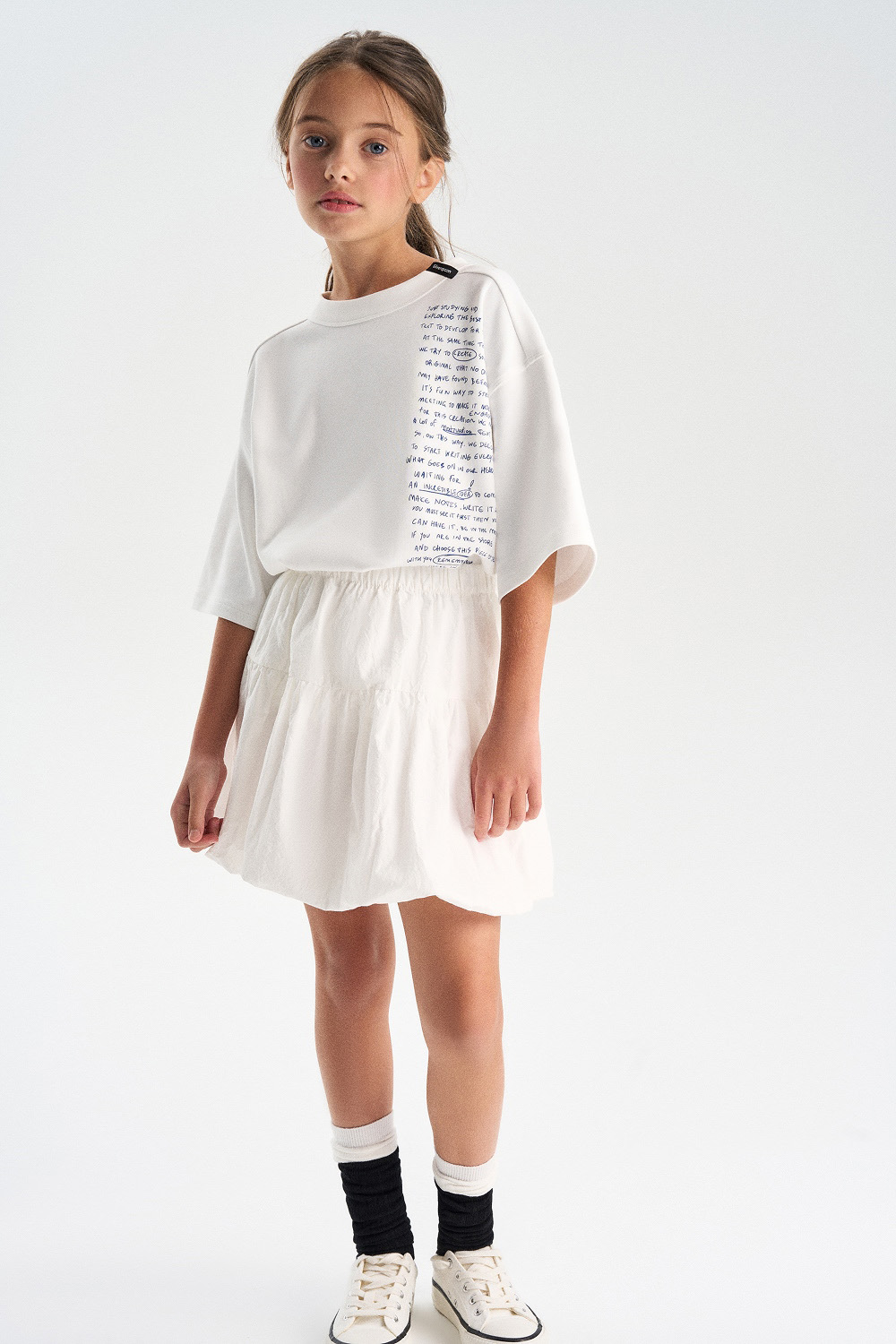 Мини-юбка баллон (SNFSG-629-26802-202) Silver spoon