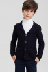 Мягкий пиджак из фактурного вязаного трикотажа с шерстью