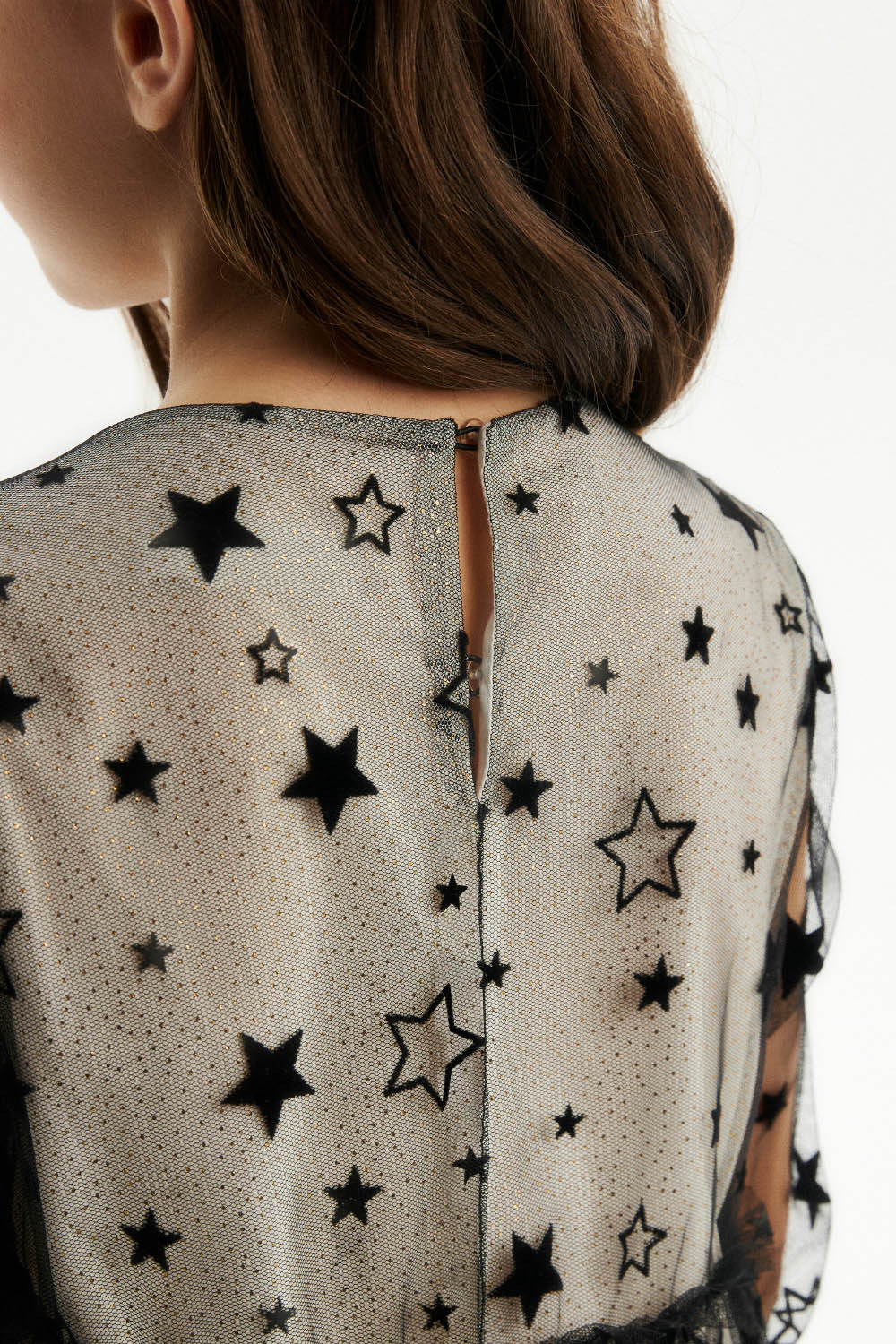 Нарядное платье со звездами (SNFWG-329-23616-718) Silver spoon