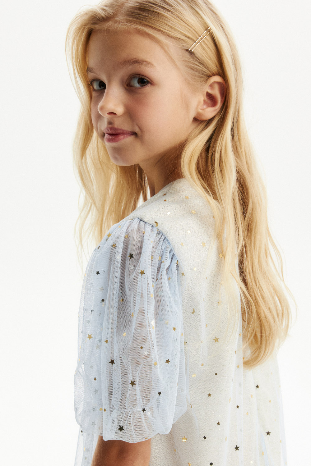 Нарядное платье со звездами (SNFWG-329-23605-380) Silver spoon