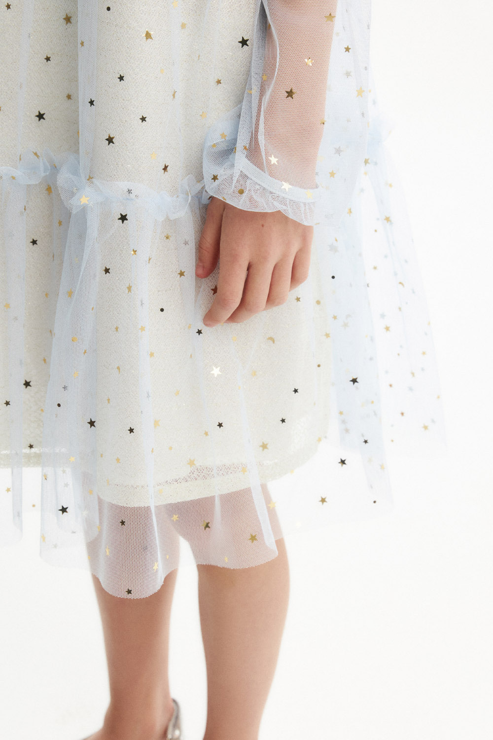 Нарядное платье со звездами (SNFWG-329-23616-380) Silver spoon