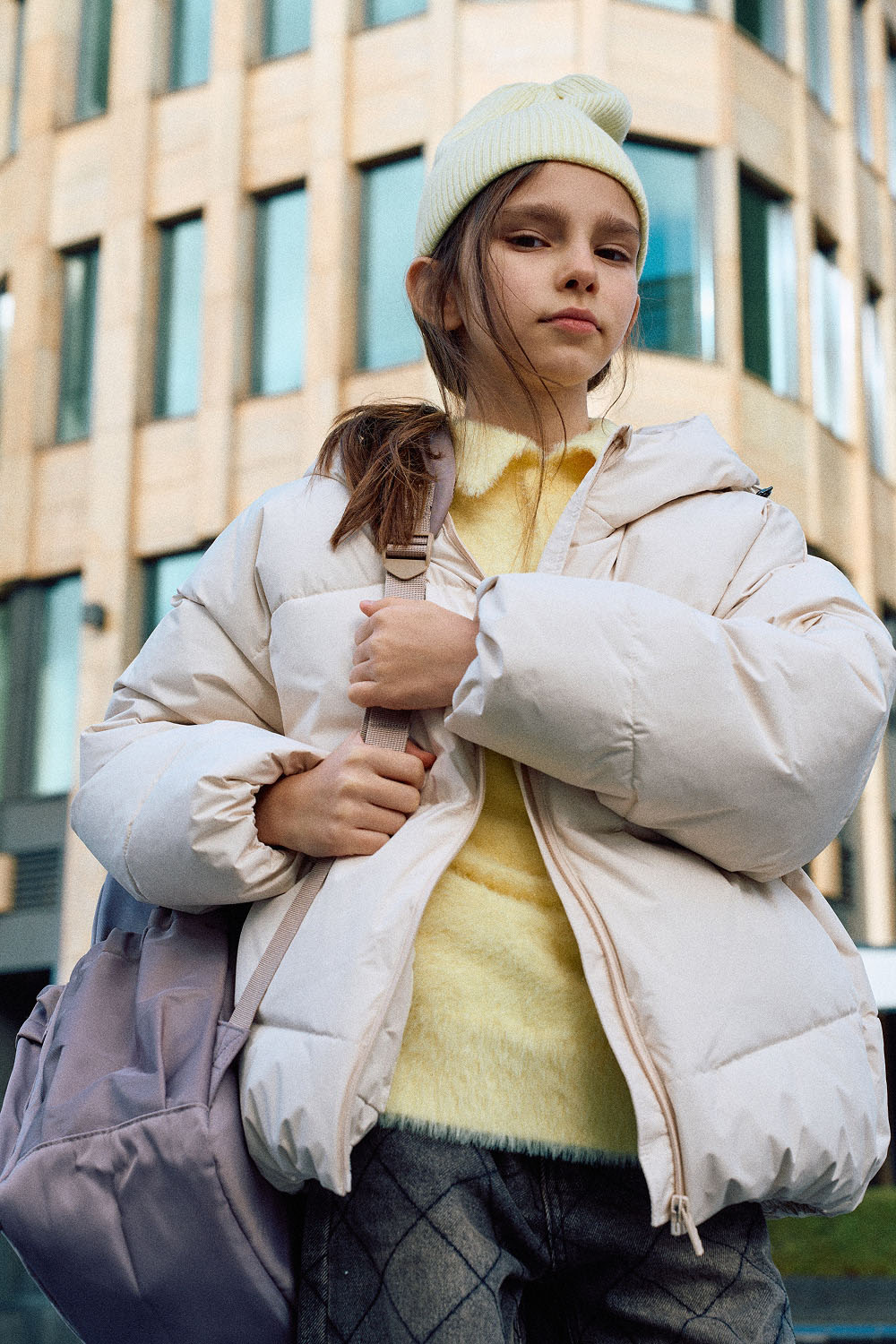 Объемная демисезонная куртка (SULWG-526-20105-706) Silver spoon