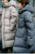 Пальто пуховое с капюшоном (SUOWB-446-10312-809) Silver spoon